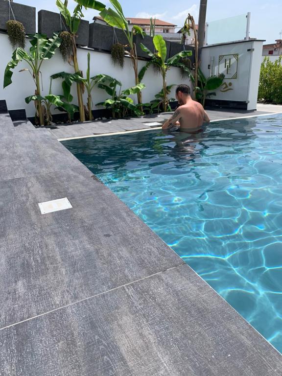 Bazén v ubytování Hotel Elite nebo v jeho okolí