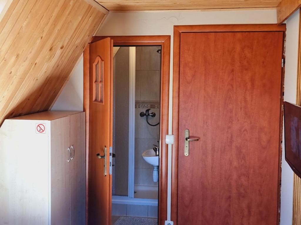 Kúpeľňa v ubytovaní W Zakopanem Hej