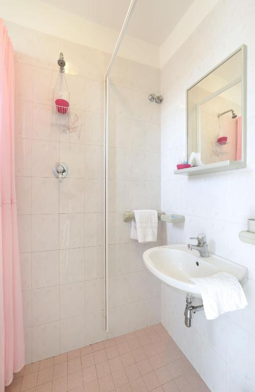 Koupelna v ubytování Hotel Ciondolo D'Oro