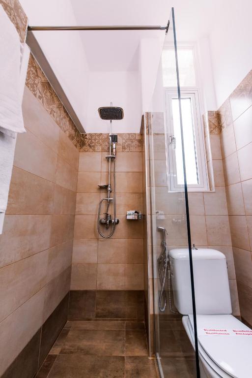Koupelna v ubytování Hotel Cronos