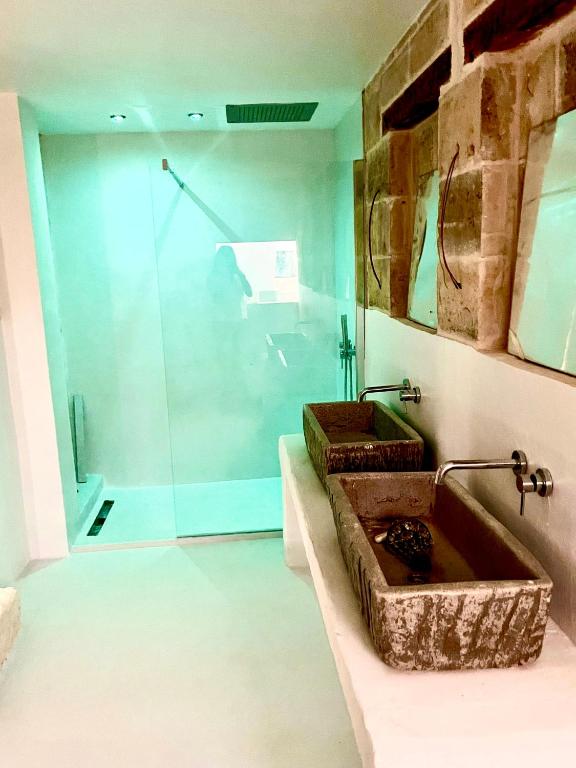 Łazienka w obiekcie Relais Grottone