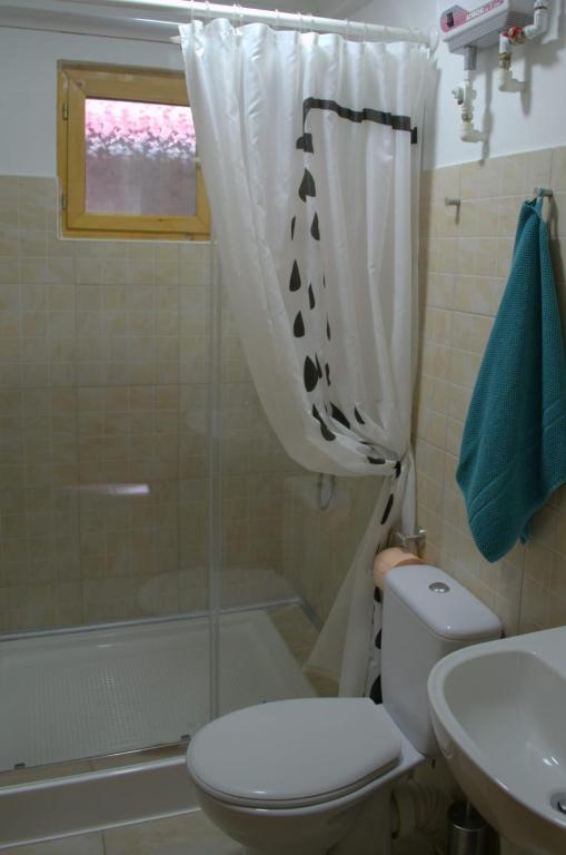 Koupelna v ubytování Casa Arina