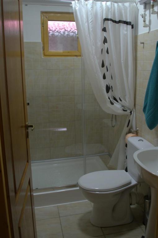 Koupelna v ubytování Casa Arina