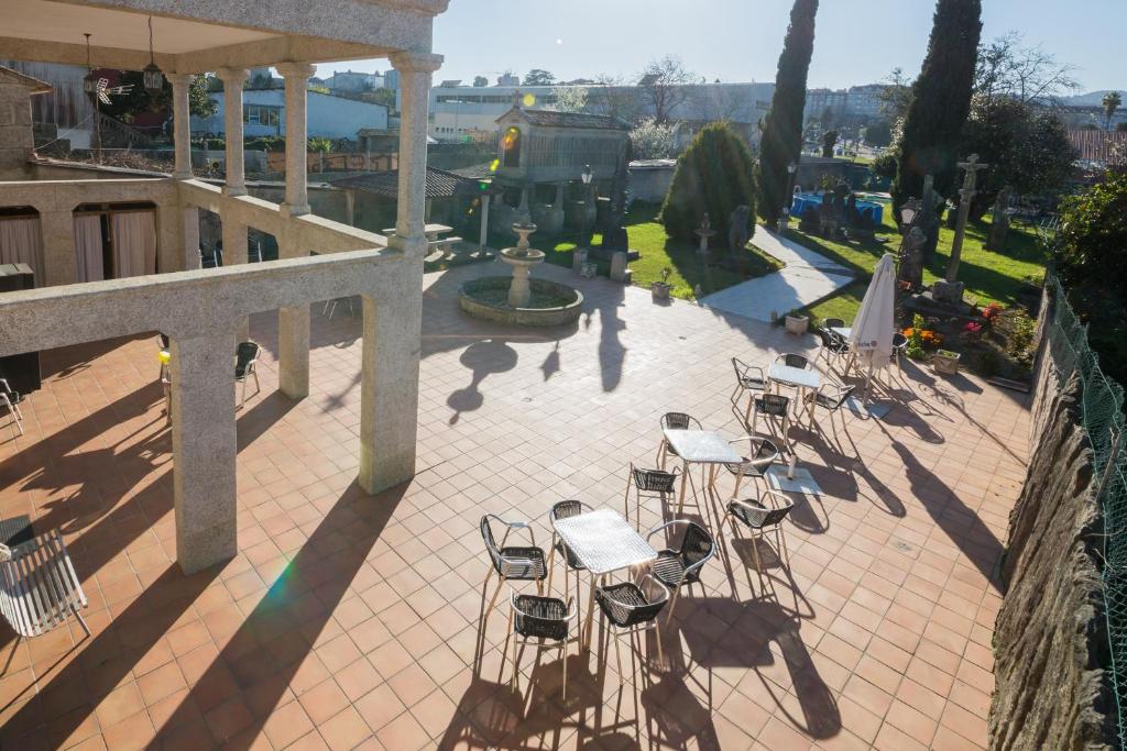 Balkón nebo terasa v ubytování Albergue Villa San Clemente