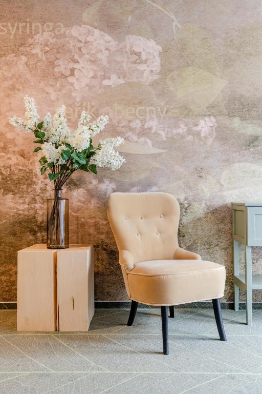 Posezení v ubytování HERBARIUM boutique hotel