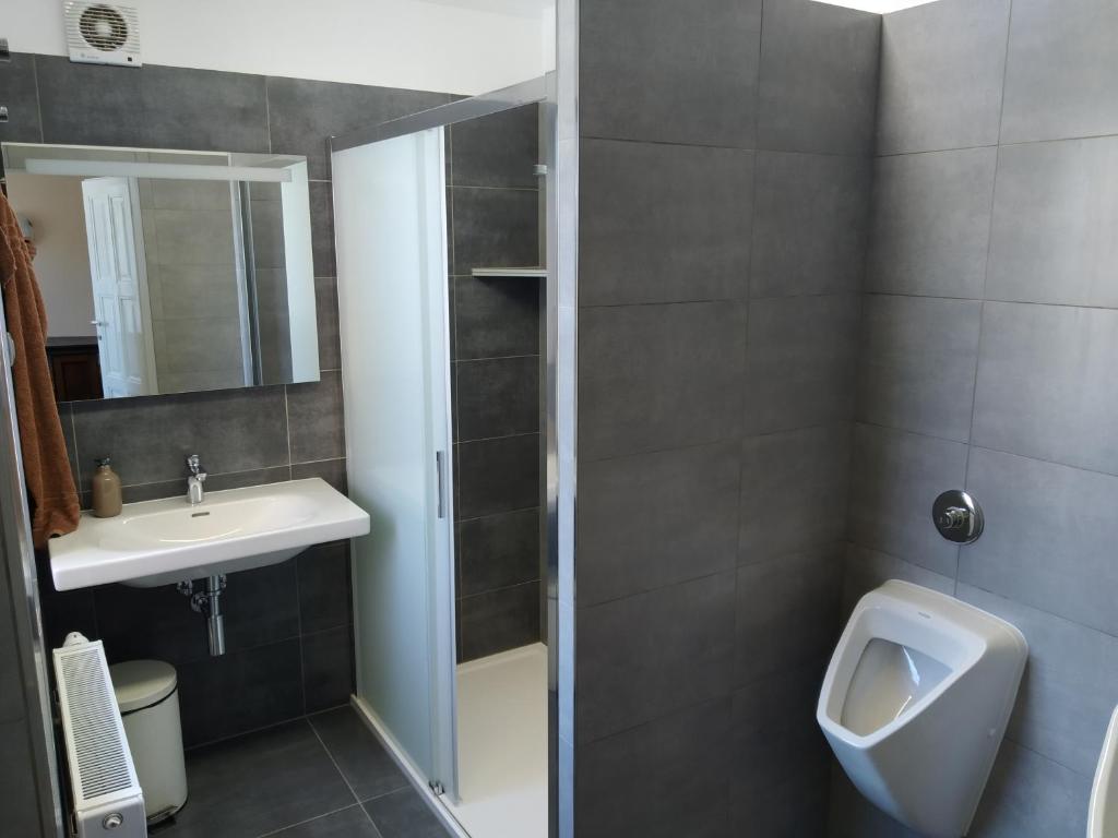 Koupelna v ubytování Relax hotel Valaška