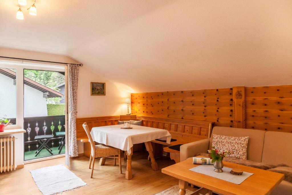 Χώρος καθιστικού στο Ferienwohnung Wank