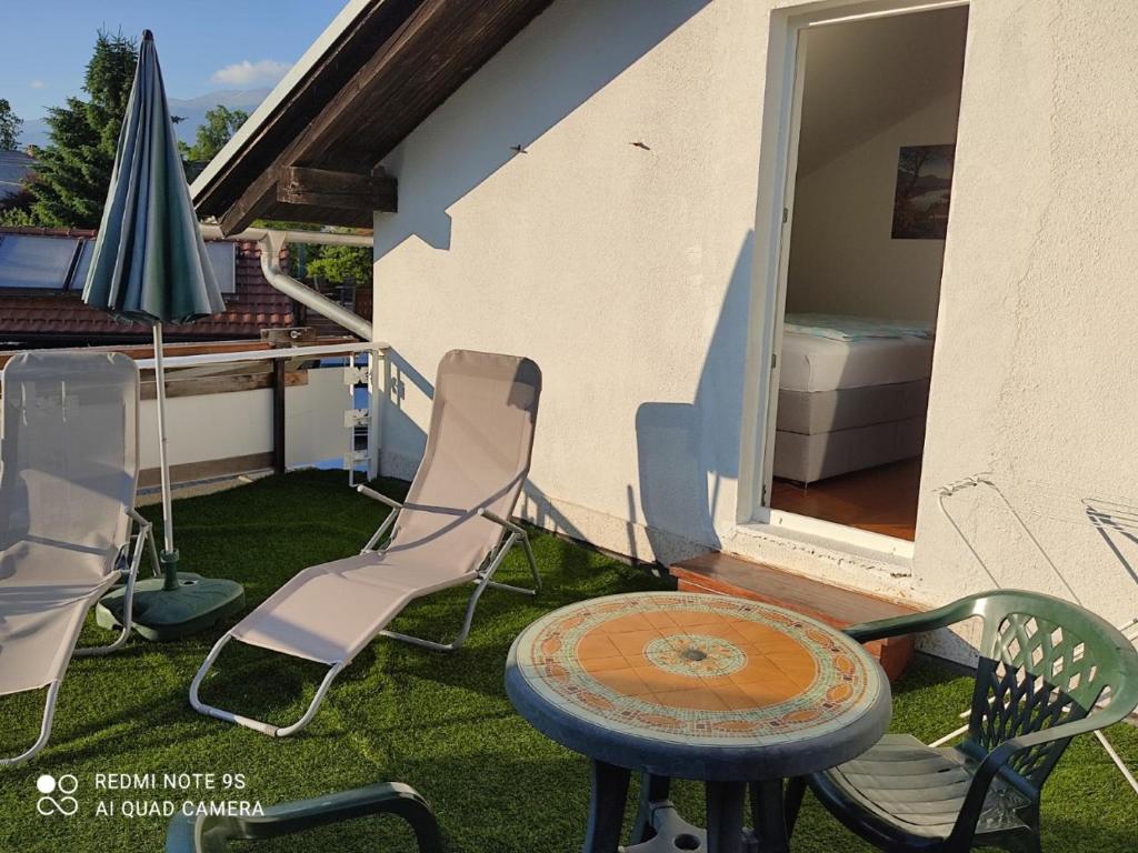 Patio nebo venkovní prostory v ubytování Hacienda Bled Rooms