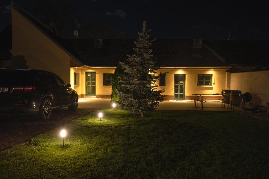 Zahrada ubytování Pension Max Valtice