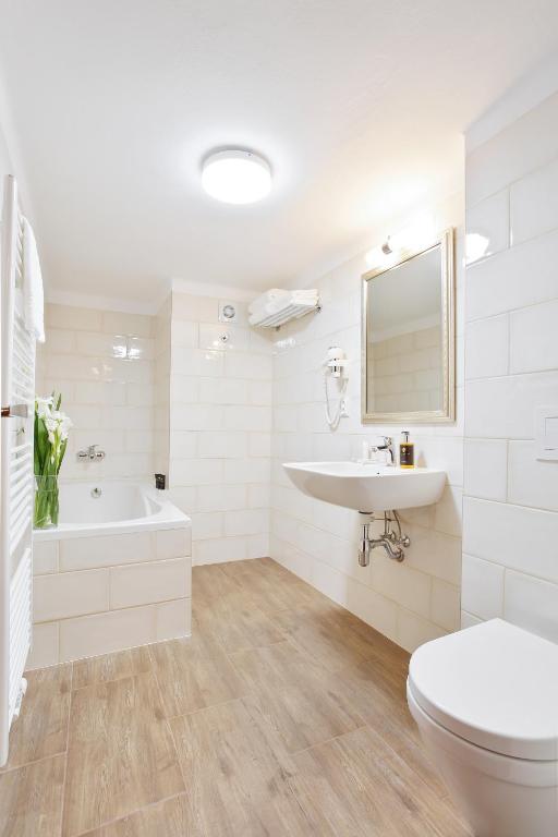 Koupelna v ubytování Zámecký hotel & Wellness
