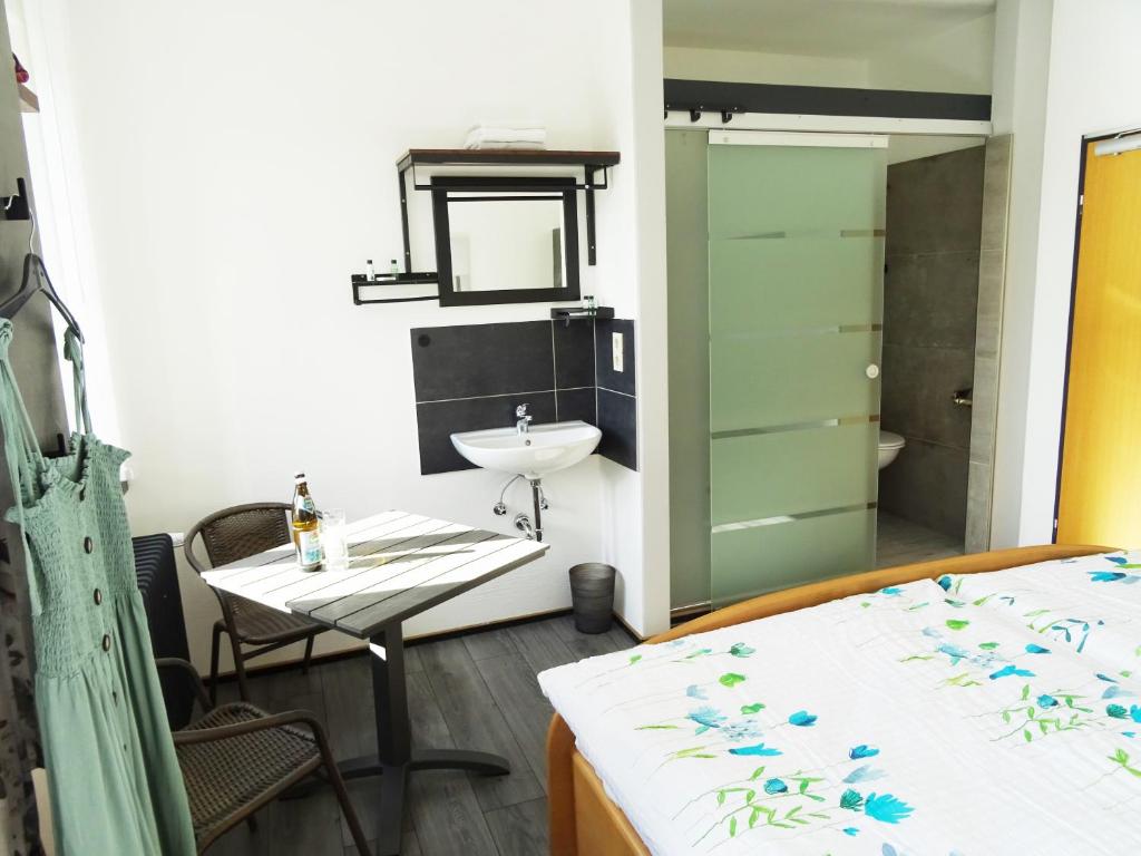 Postel nebo postele na pokoji v ubytování Eventhotel Ö - Cappuccino