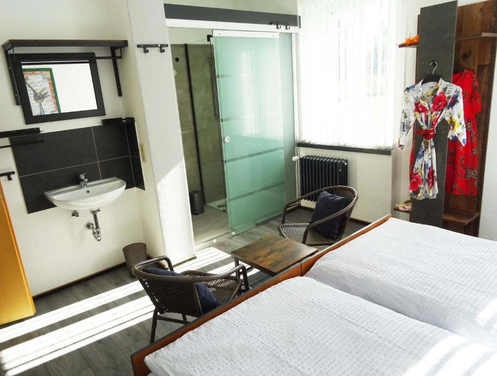 Postel nebo postele na pokoji v ubytování Eventhotel Ö - Cappuccino