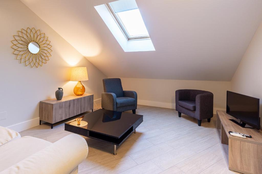 Posezení v ubytování Urbe10 Angel Suites Apartment 4B