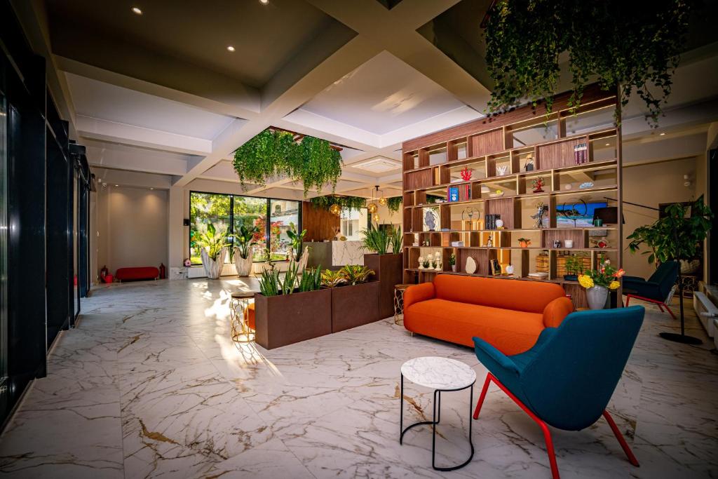 Posezení v ubytování Hotel Corina