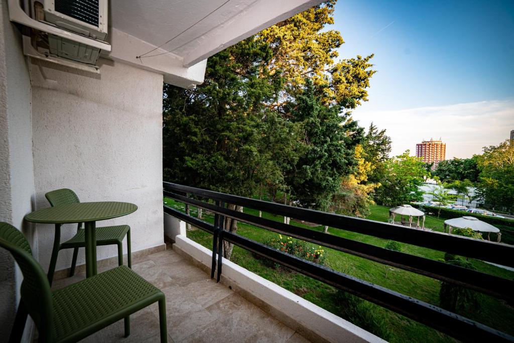 Balkón nebo terasa v ubytování Hotel Corina
