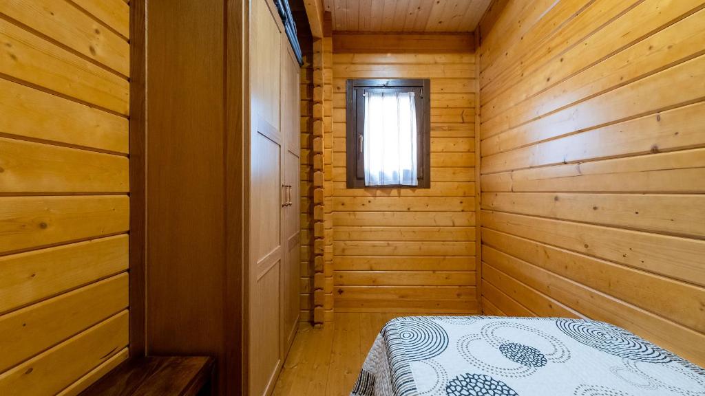 Postel nebo postele na pokoji v ubytování Cabaña de Loli