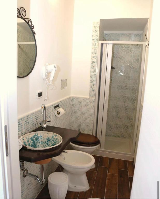 Koupelna v ubytování B&B S.Antonio