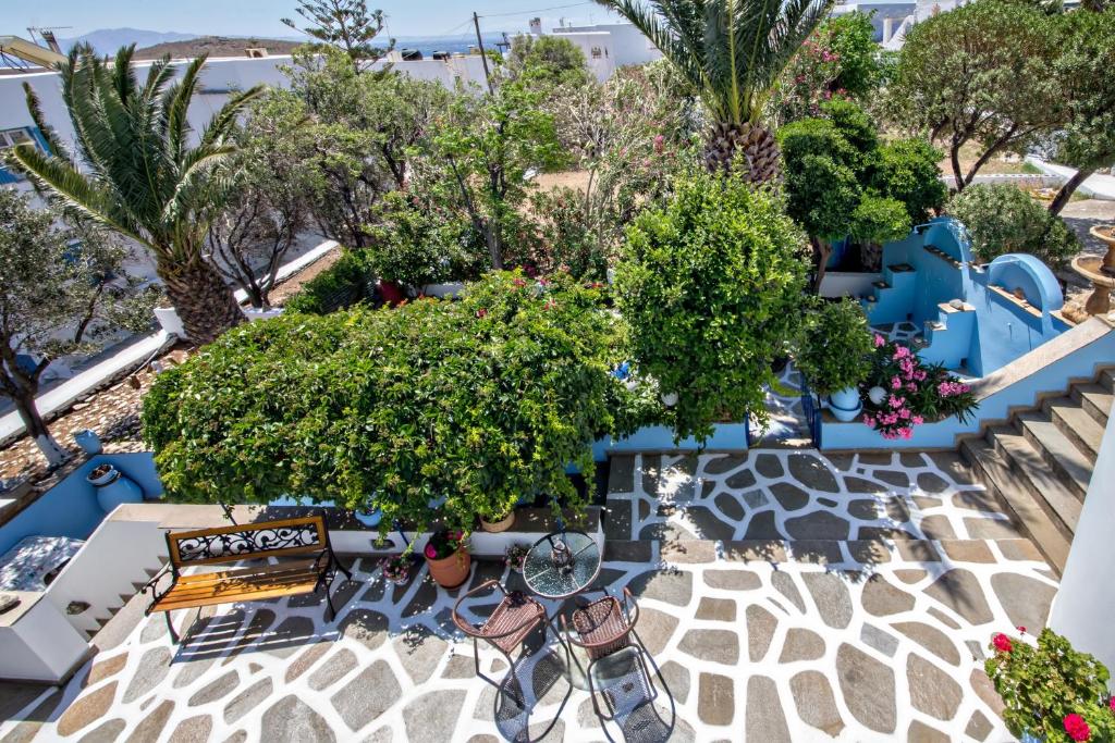 Zahrada ubytování Irini Studios in Tinos