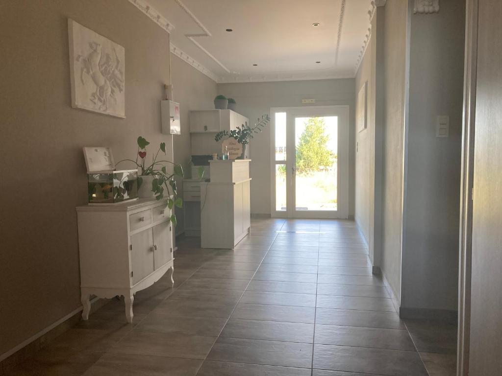 Kuchyň nebo kuchyňský kout v ubytování Hotel Medousa