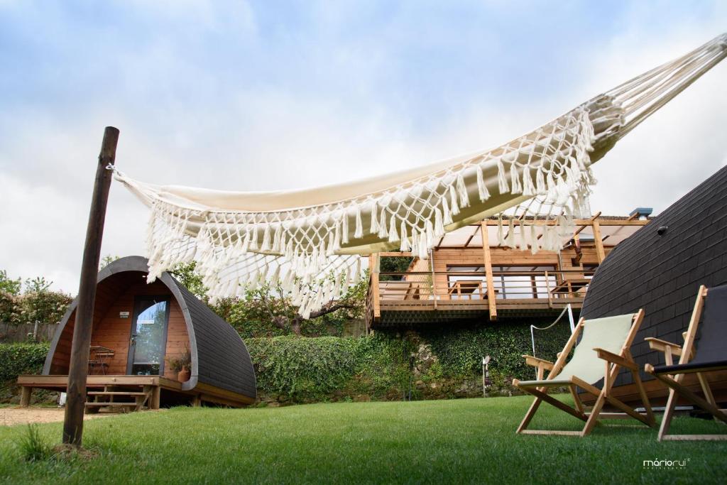 Zahrada ubytování Glamping Hills