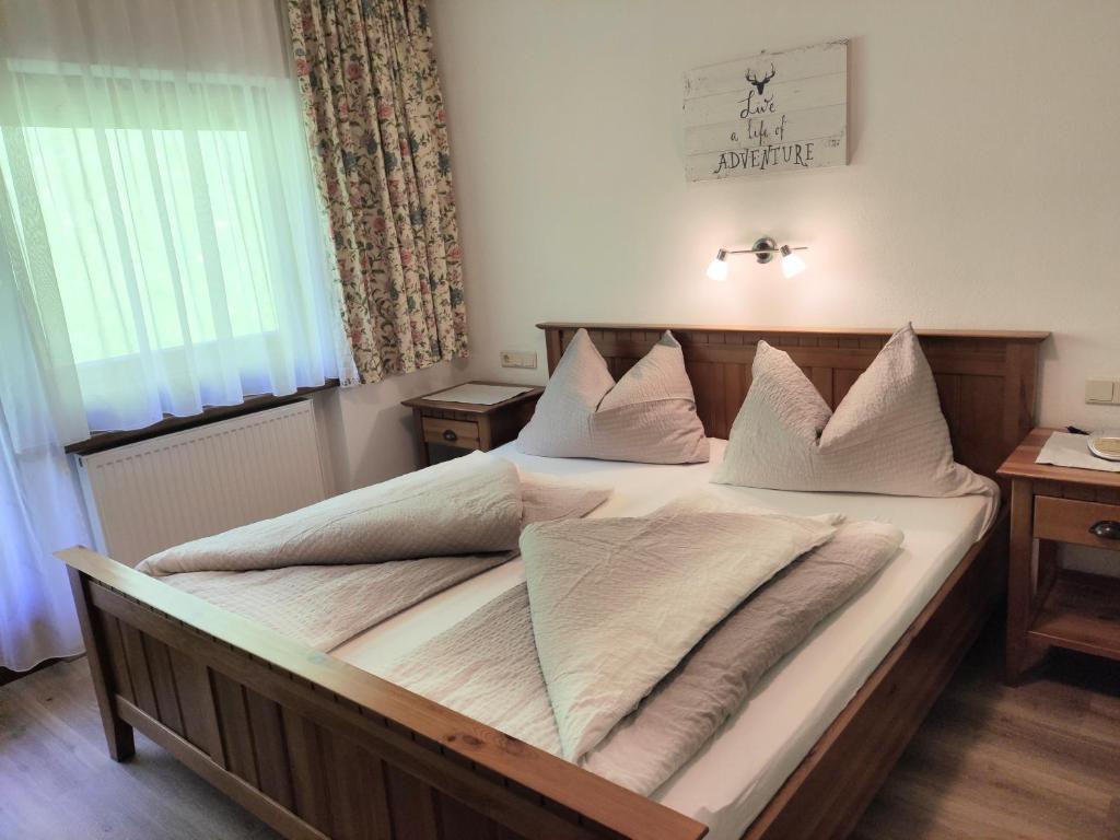 Postel nebo postele na pokoji v ubytování Ferienhaus Am Steindl "Steindlhof"