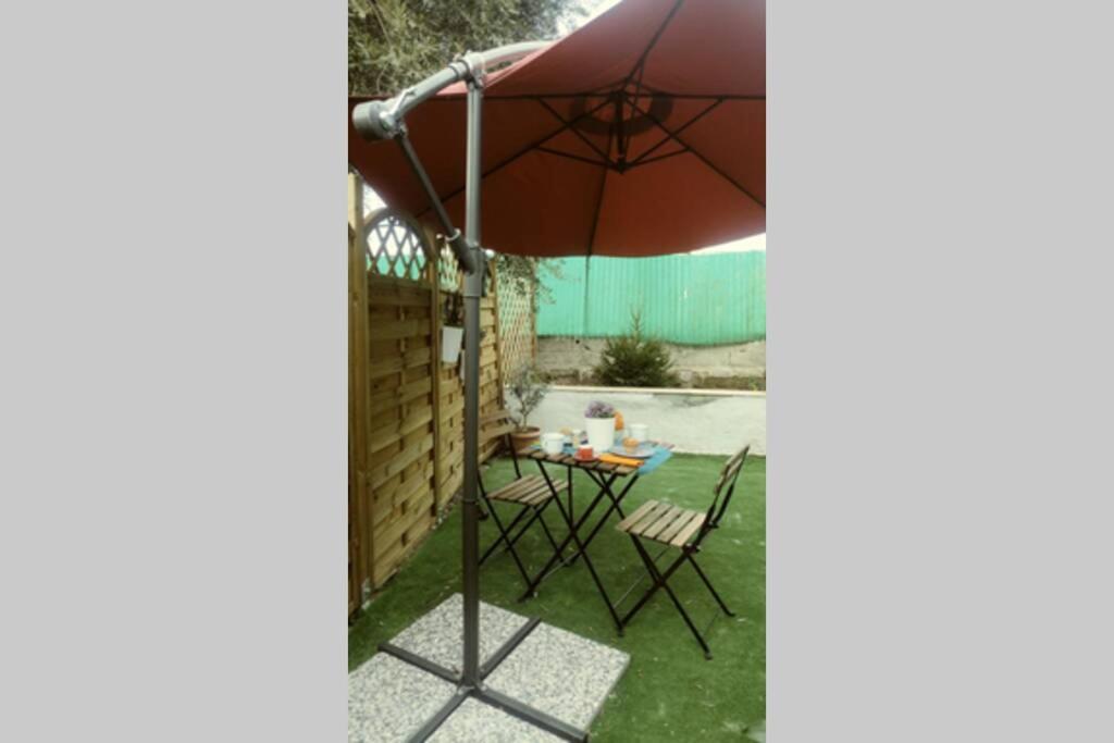 A patio or other outdoor area at House of the Rising Sun