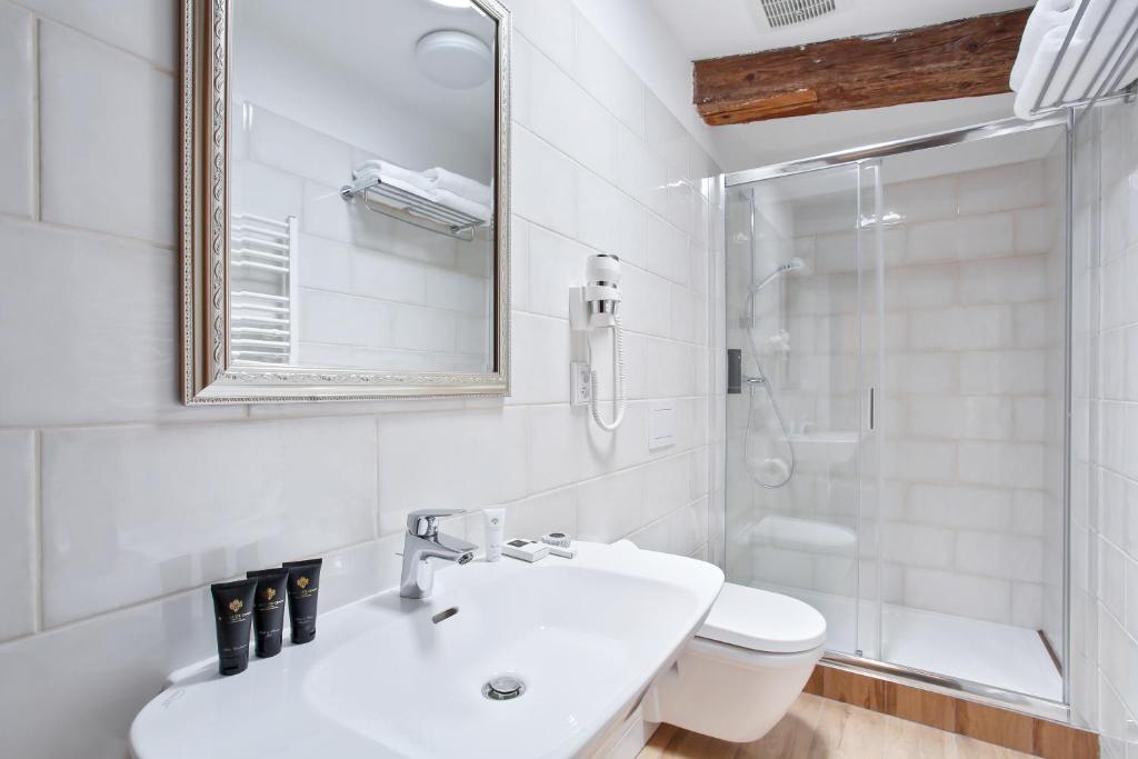Koupelna v ubytování Zámecký hotel & Wellness