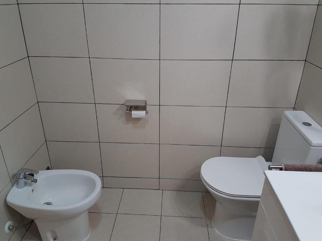 Koupelna v ubytování Apartamentos Tamarindos