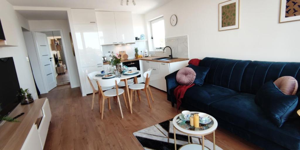 Posedenie v ubytovaní Sea View Mieszknie na Wynajem Gdynia z Widokiem na Morze Dworzec Centrum