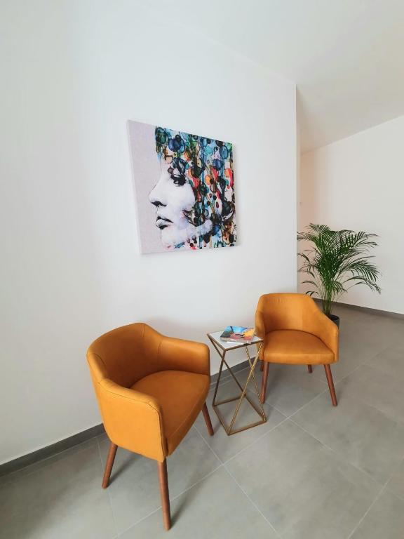 Posezení v ubytování Charme Rooms Siracusa