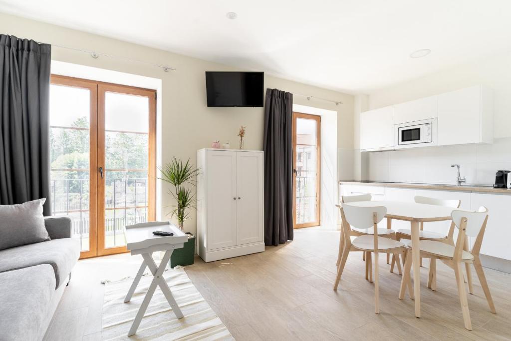 Kuchyň nebo kuchyňský kout v ubytování Jardines Villaverde
