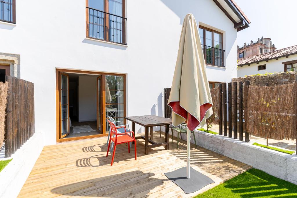 Balkón nebo terasa v ubytování Jardines Villaverde