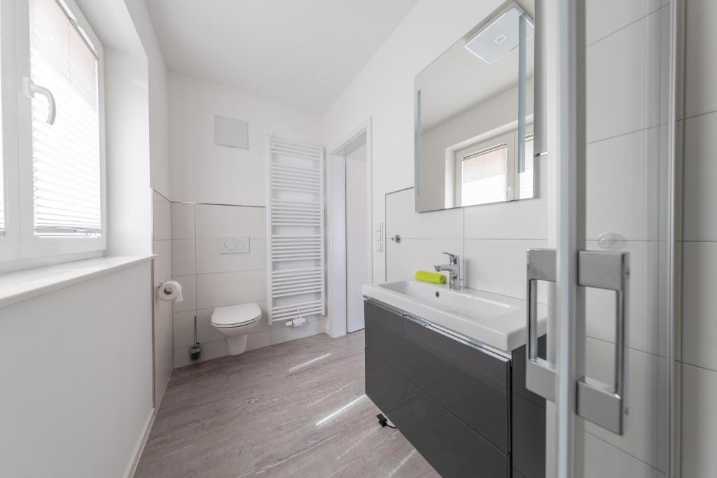 Koupelna v ubytování Wohlfühlappartements „Natur & Flair“