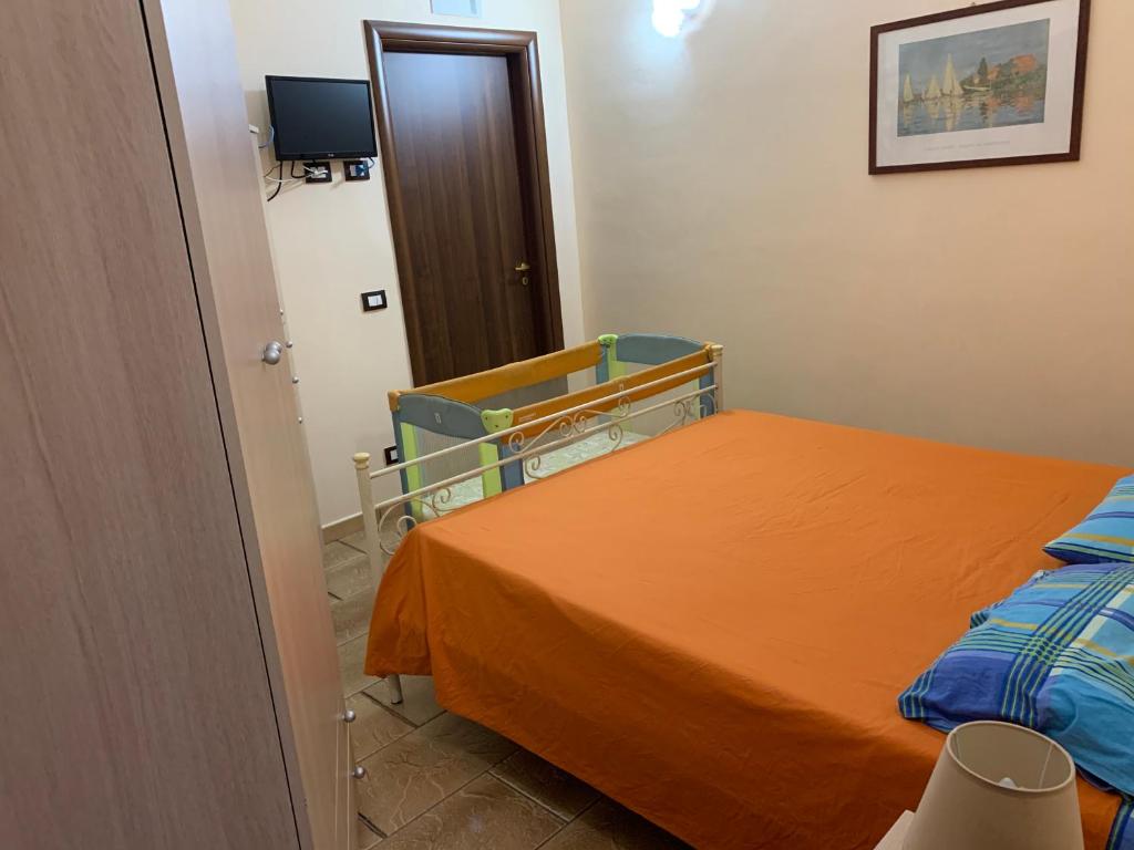Postel nebo postele na pokoji v ubytování Appartamenti Siculiana