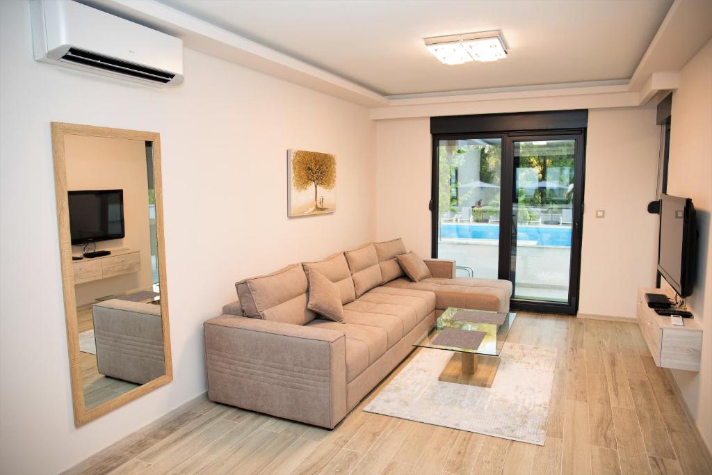 Bazén v ubytování Luxury Villa Magic nebo v jeho okolí
