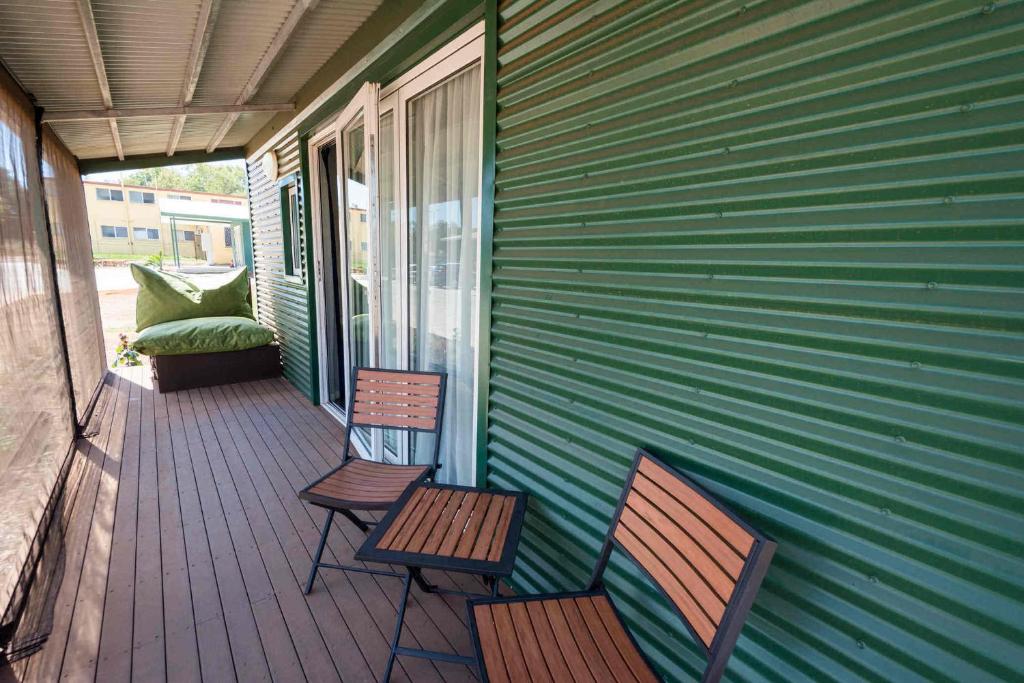 Balkón nebo terasa v ubytování Darwin Resort
