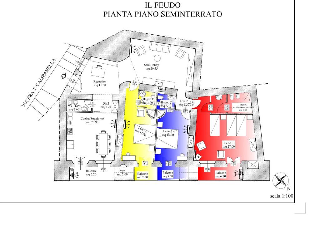 Il Borgo & il Feudo - Deluxe Triple Room With Sea View