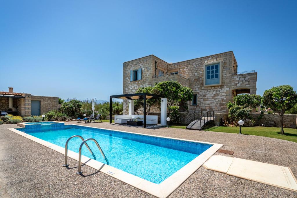 Beachfront villa Turquoise with private pool, BBQ and ping pong table - 三居室别墅