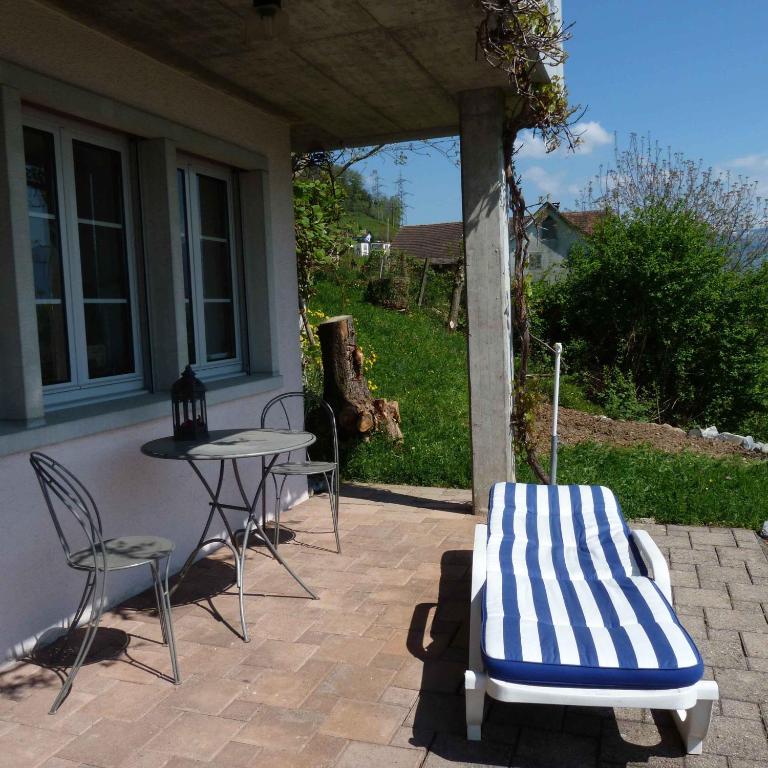Zahrada ubytování BnB Goldberg