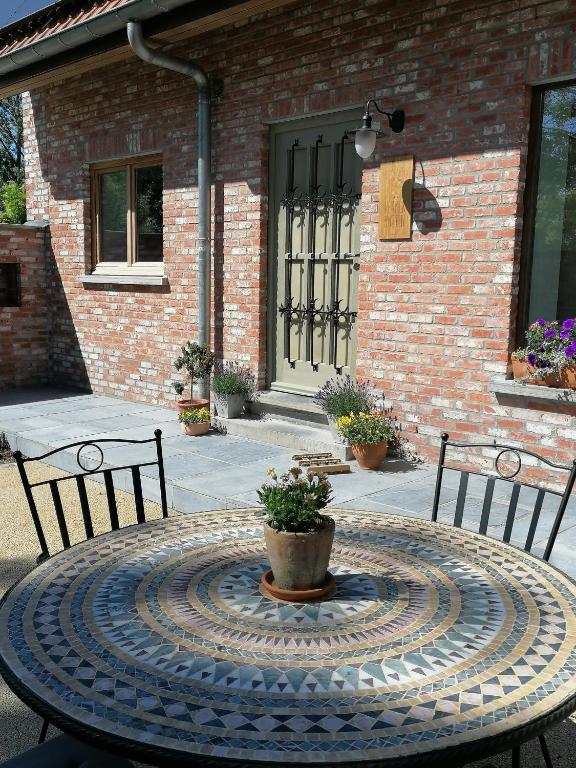 Patio nebo venkovní prostory v ubytování B&B Lekker Buiten