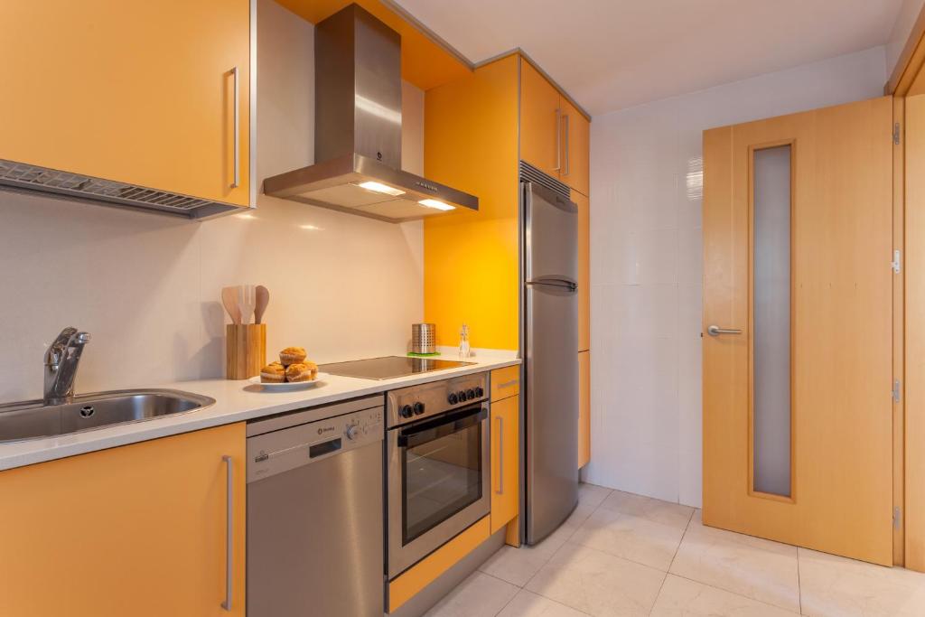 Kuchyň nebo kuchyňský kout v ubytování Pierre & Vacances Salou