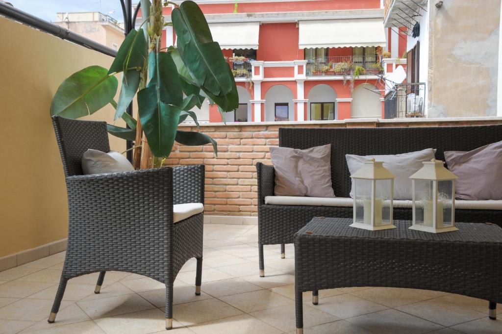 A seating area at A Gem in the City