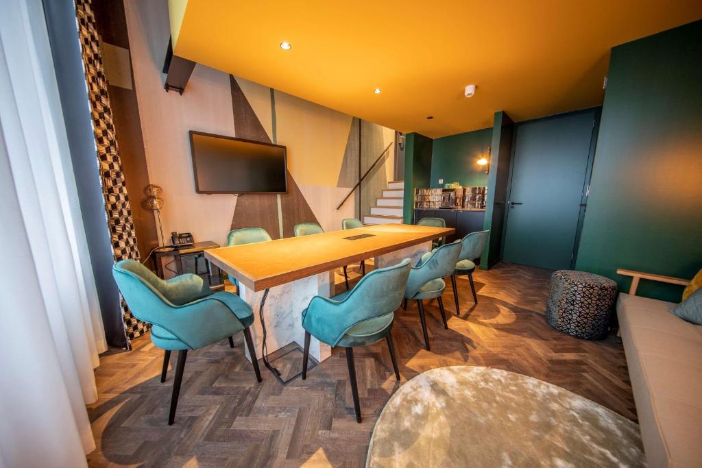 Posezení v ubytování Hotel Haarhuis