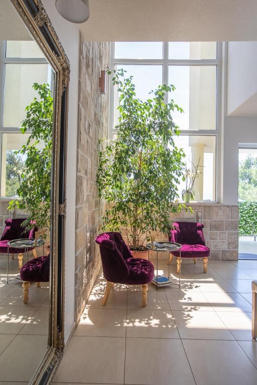 Posedenie v ubytovaní Holiday house Luna in Makarska with private pool