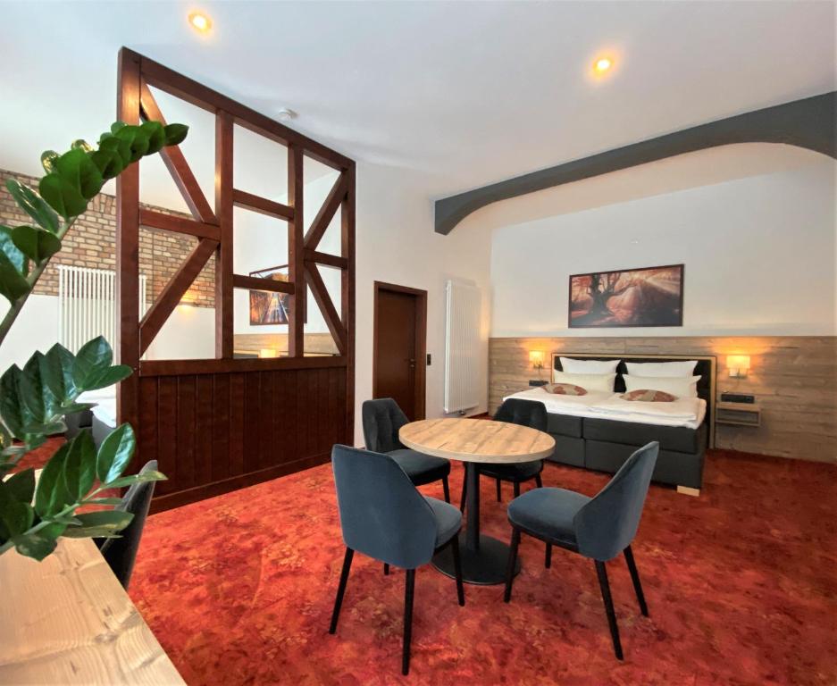 Istumisnurk majutusasutuses Hotel Friedchen mit eigener Fleischerei