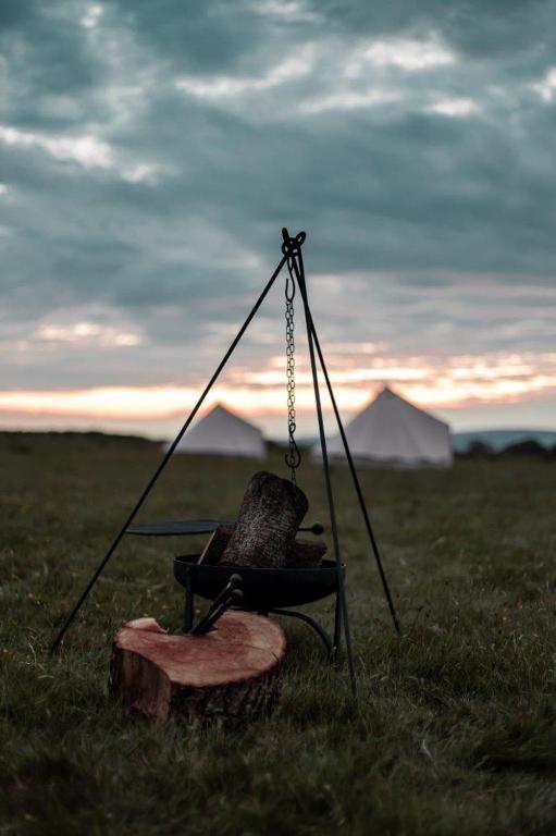 Příroda nedaleko luxury tent
