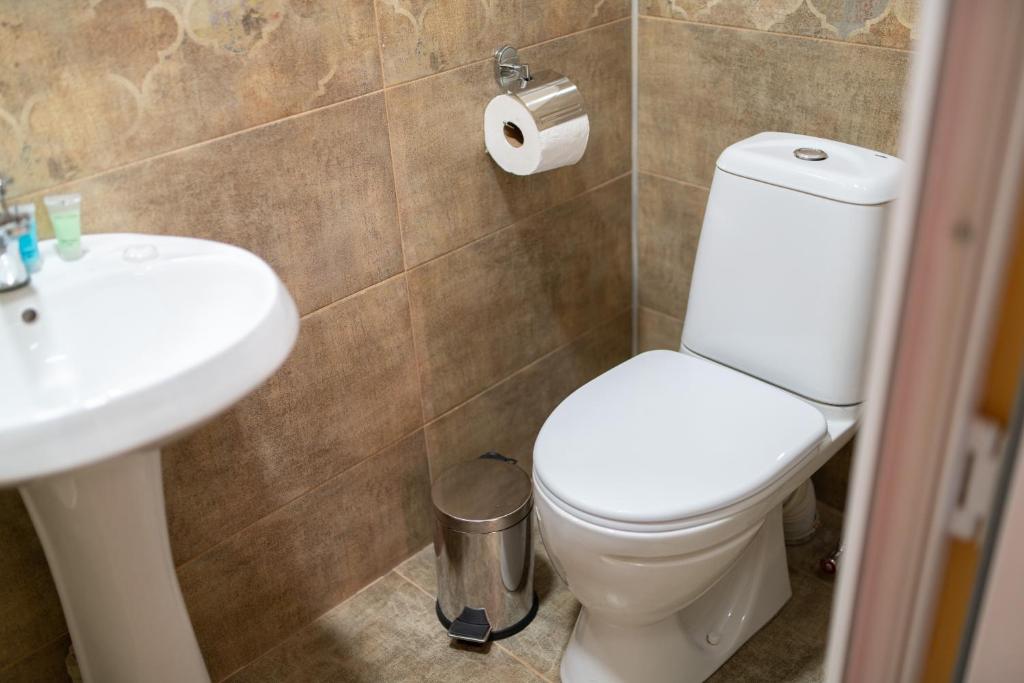 Koupelna v ubytování Hotel BANI