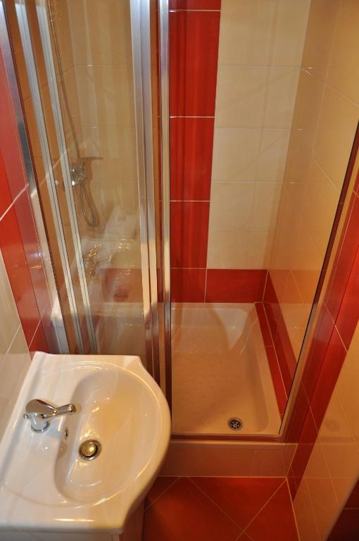 Kúpeľňa v ubytovaní Gościniec u Groszka