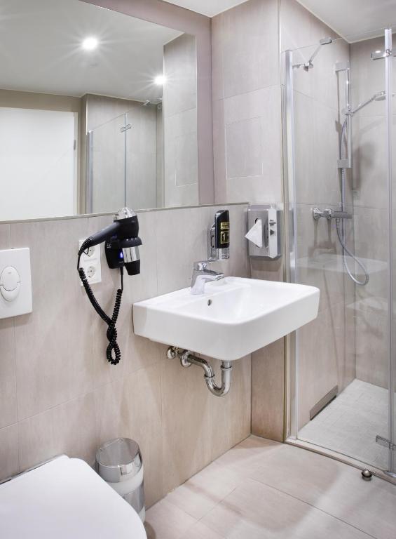 Koupelna v ubytování Ocak Aparthotel