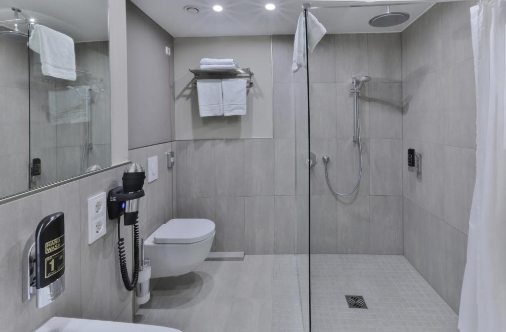 Koupelna v ubytování Ocak Aparthotel